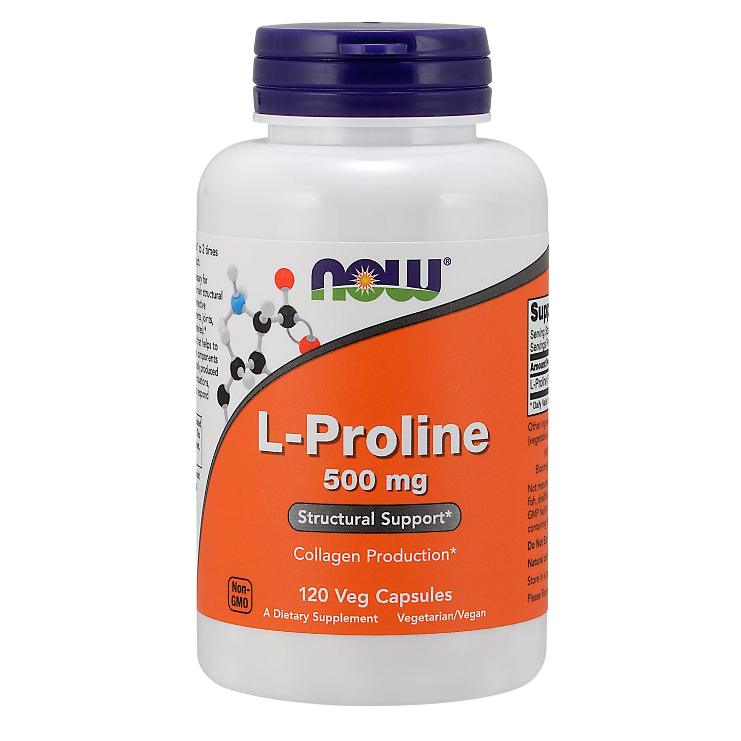 L-Proline 500mg (120 kapselia)