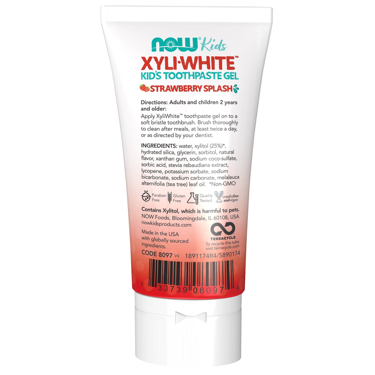 XyliWhite Strawberry Splash hammastahna (85 g)