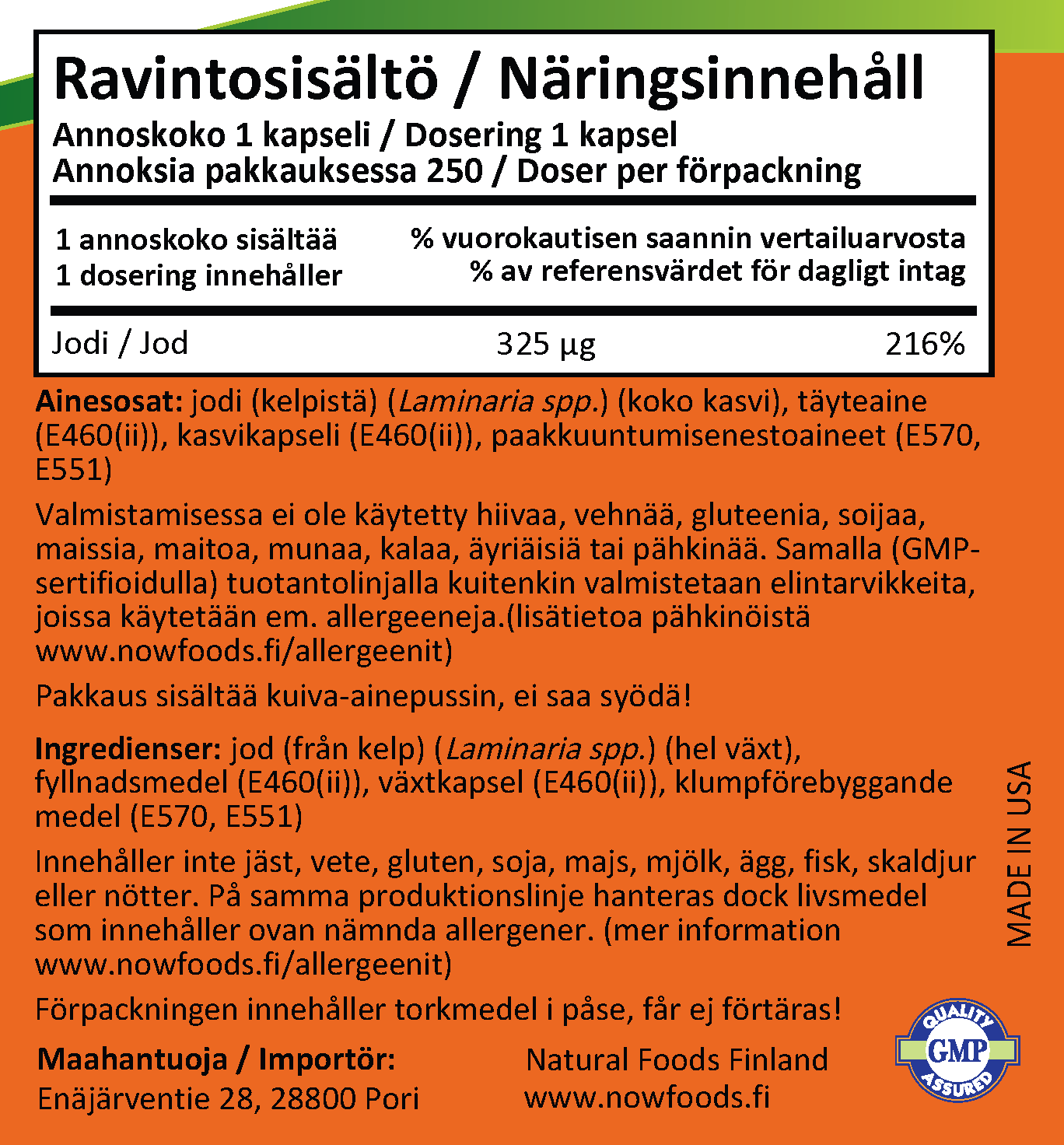 Kelp (250 kapselia)