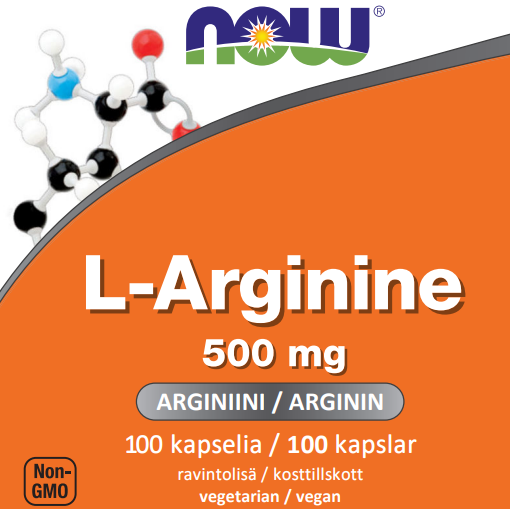 L-Arginine 500mg (100 kapselia)