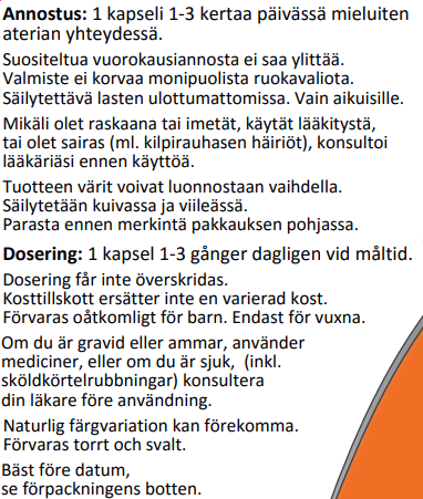 L-Carnitine 500mg (60 kapselia)