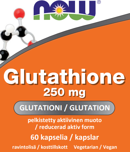 Glutathione 250mg (60 kapselia)