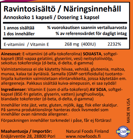 E-400 (100 kapselia)