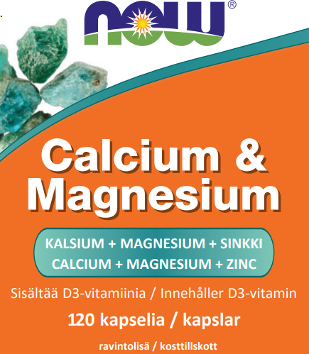 Calcium & Magnesium (120 kapselia)