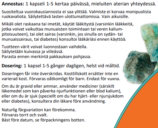 Potassium Citrate (180 kapselia)