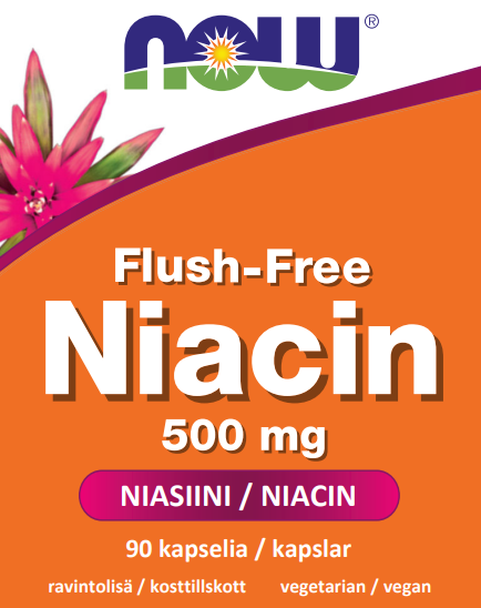 Flush Free Niacin 500mg (90 kapselia)