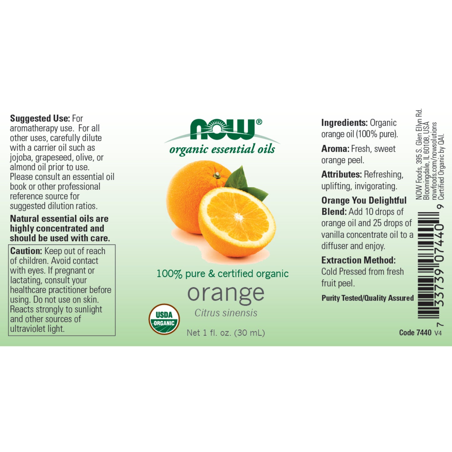 Organic Orange Oil (30 ml)