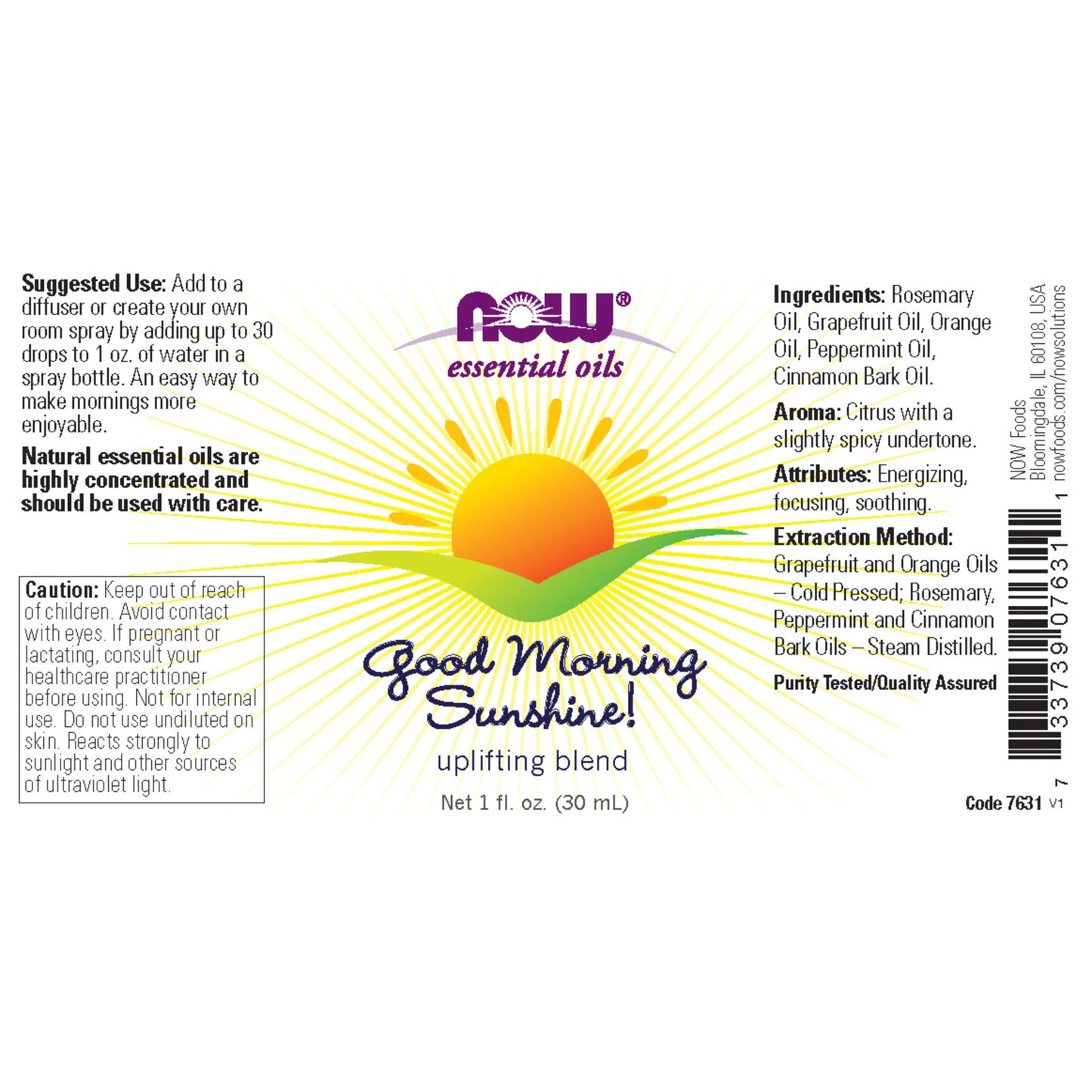 Good Morning Sunshine Oil Blend (30 ml)