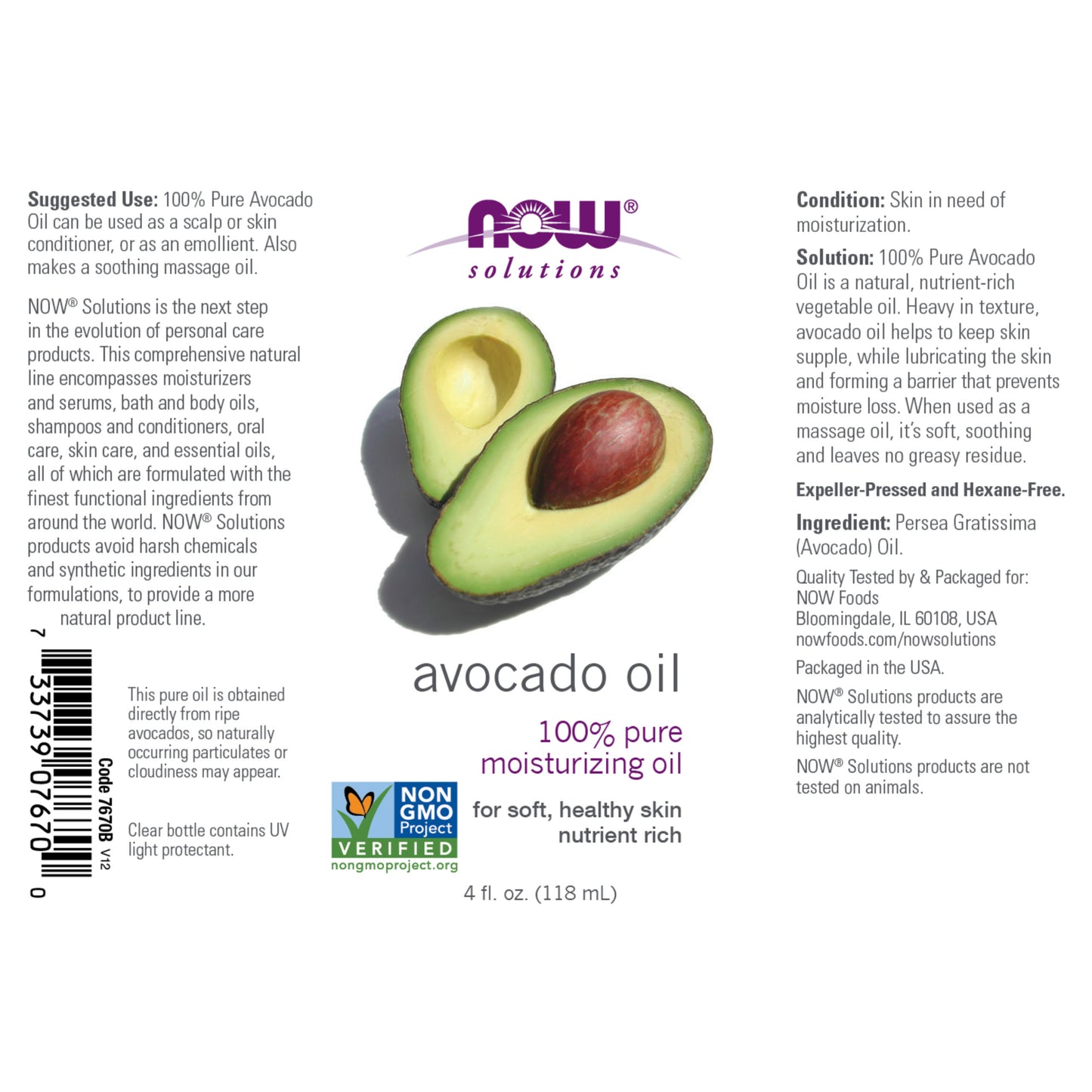 Avocado Oil (118 ml)
