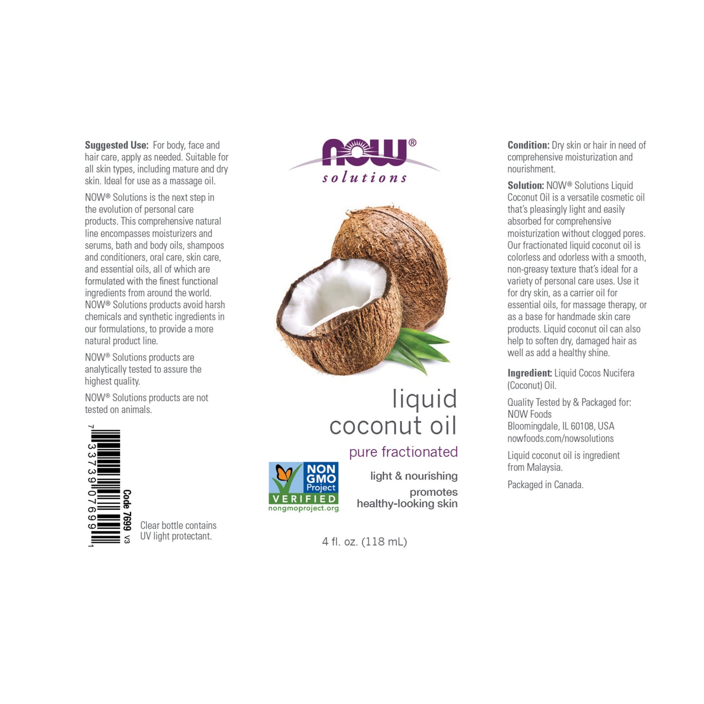 Liquid Coconut Oil (118ml)