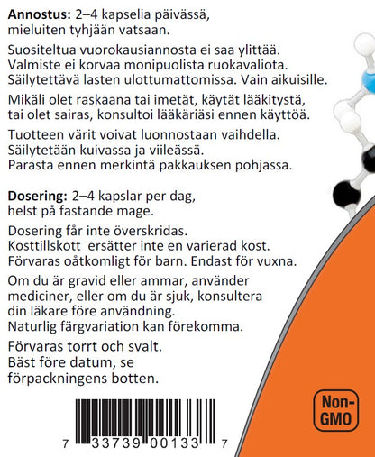 L-Proline 500mg (120 kapselia)
