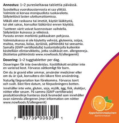 C-500 Chew Orange (100 tablettia)