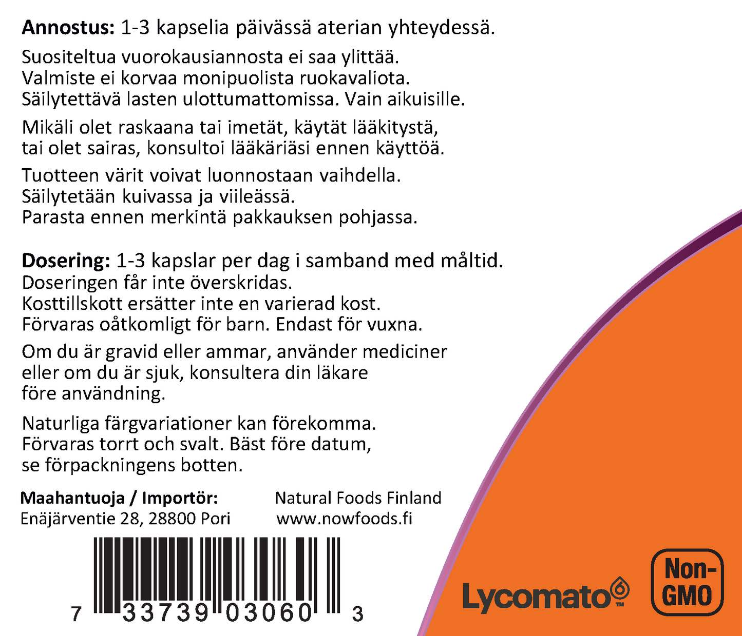 Lycopene 10mg (60 kapselia)