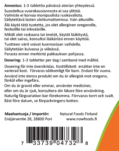Oregano Oil, Enteric (90 kapselia)