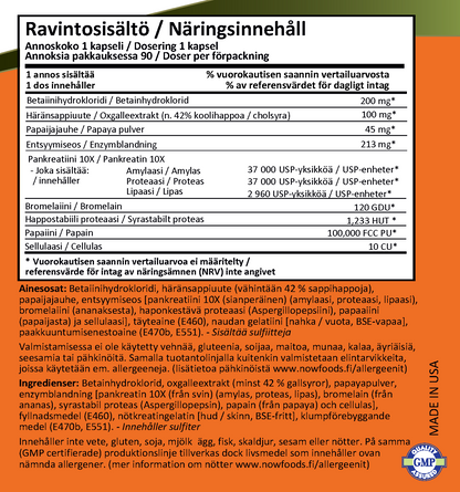 Super Enzymes (90 kapselia)