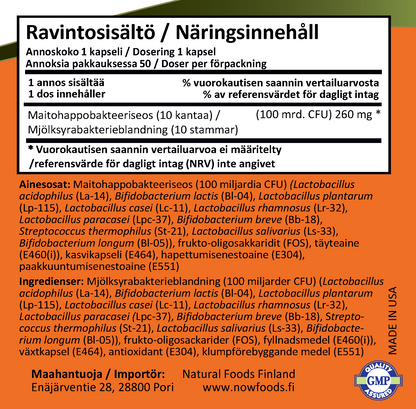 Probiotic-10 100 billion (30 kapselia)