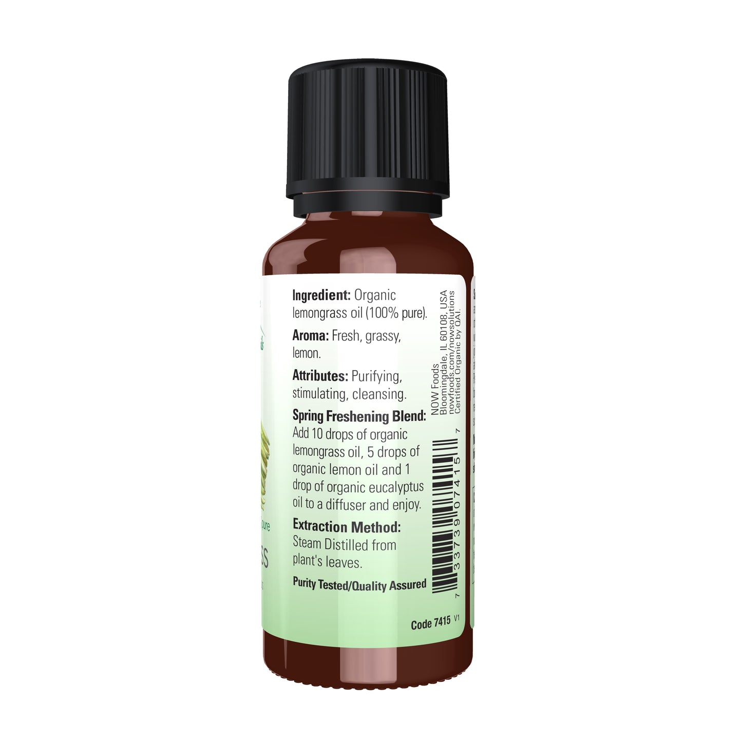 Organic Lemongrass Oil (30 ml)