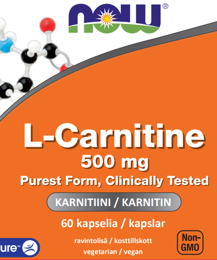 L-Carnitine 500mg (60 kapselia)