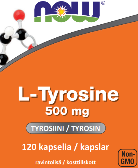 L-Tyrosine 500mg (120 kapselia)