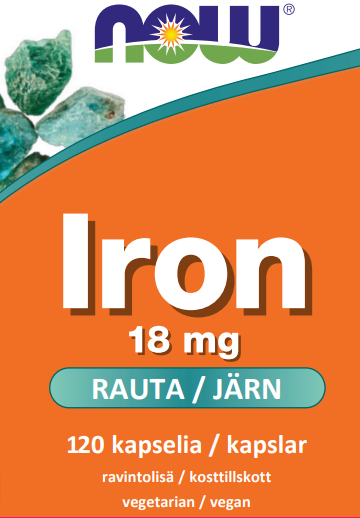 Iron 18mg (120 kapselia)