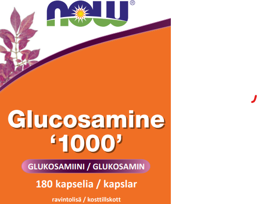 Glucosamine 1000mg (180 kapselia)