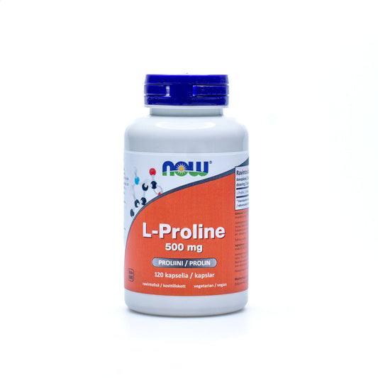 L-Proline 500mg (120 kapselia)