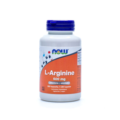 L-Arginine 500mg (100 kapselia)