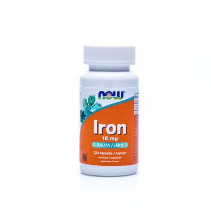 Iron 18mg (120 kapselia)