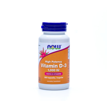 Vit D-3 1000IU (180 kapselia)