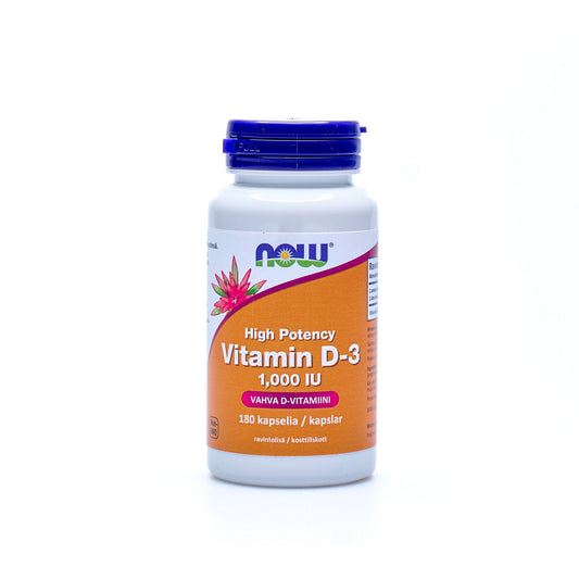 Vit D-3 1000IU (180 kapselia)