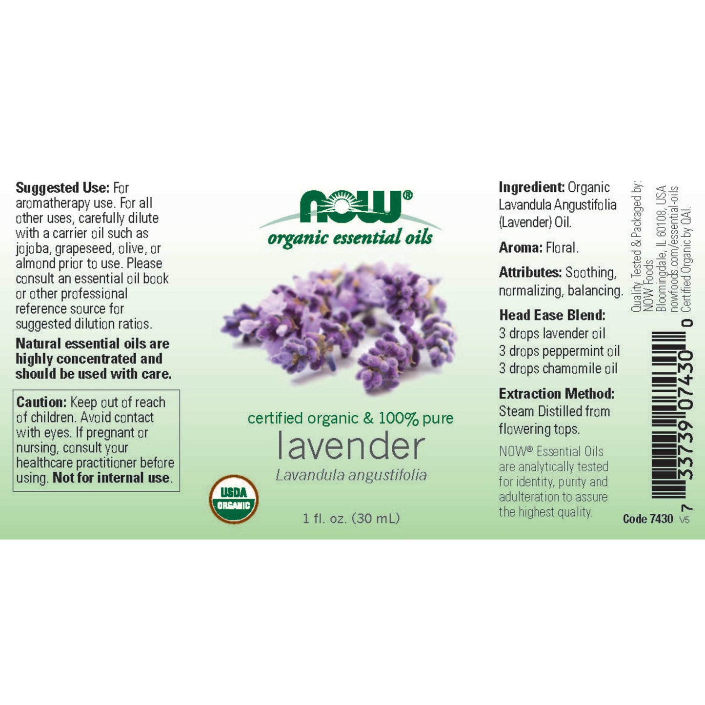Organic Lavender Oil (30 ml)