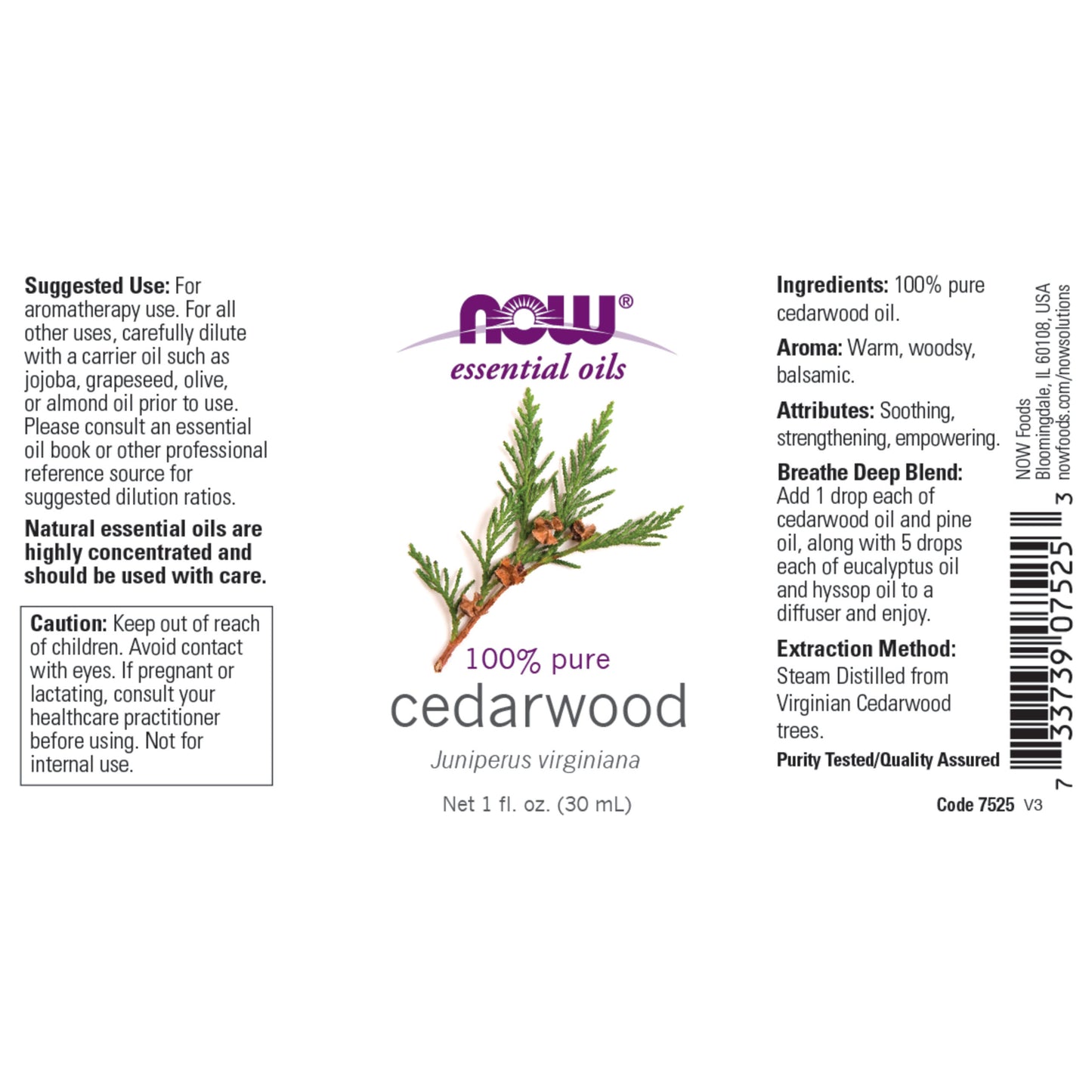 Cedarwood Oil (30 ml)