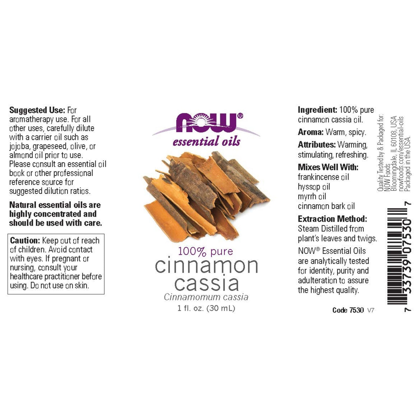 Cinnamon Cassia Oil (30 ml)