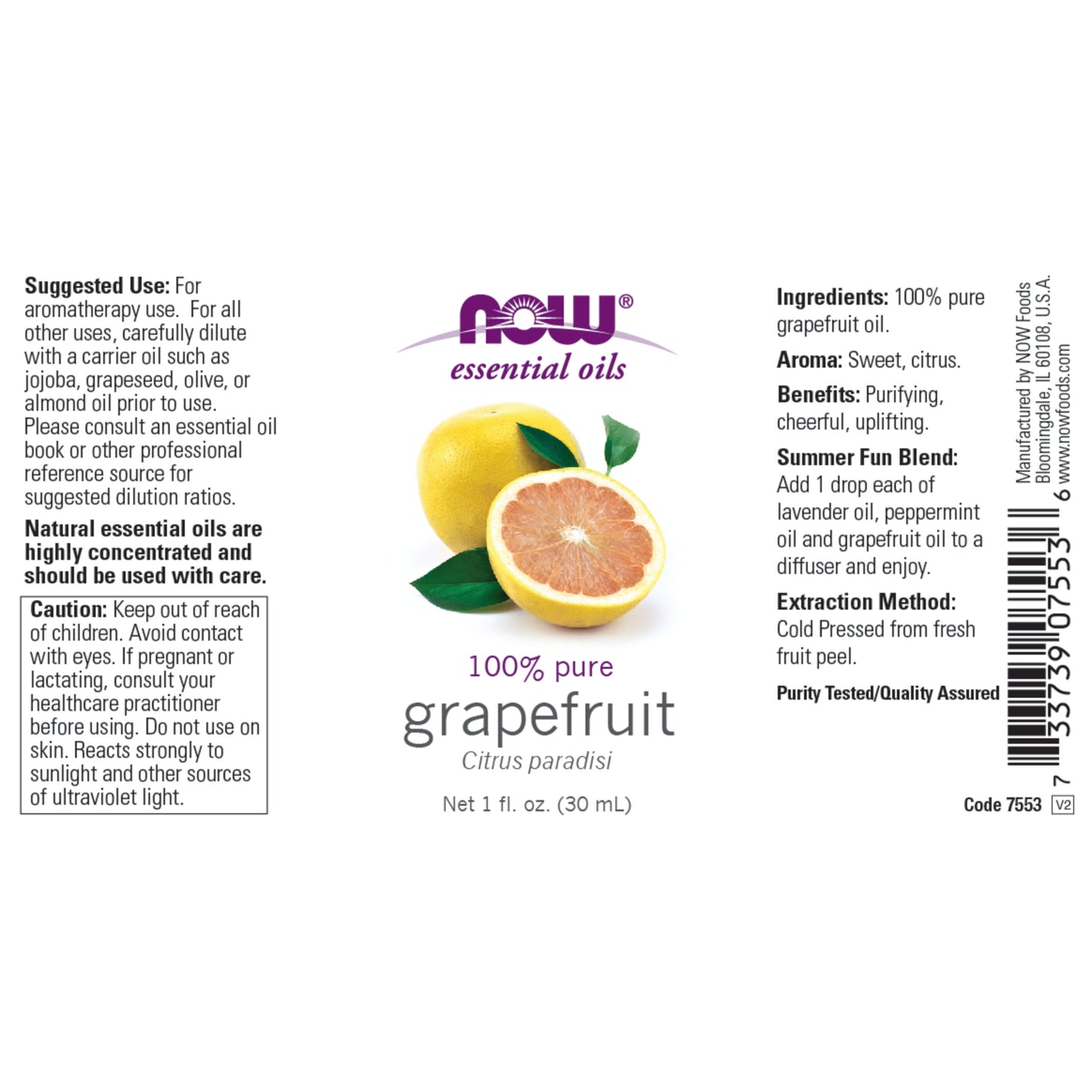 Grapefruit Oil (30 ml)