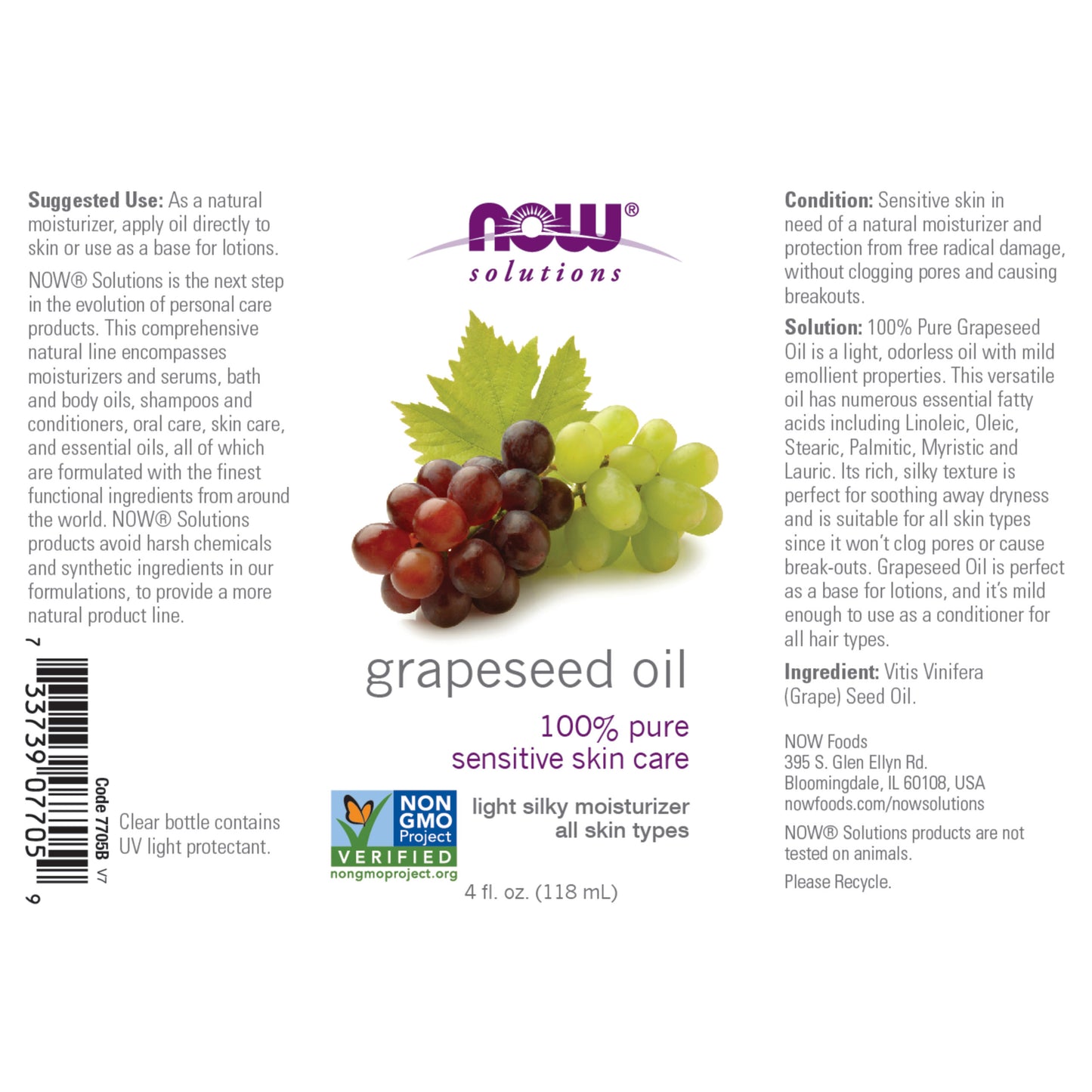 Grapeseed Oil (118 ml)