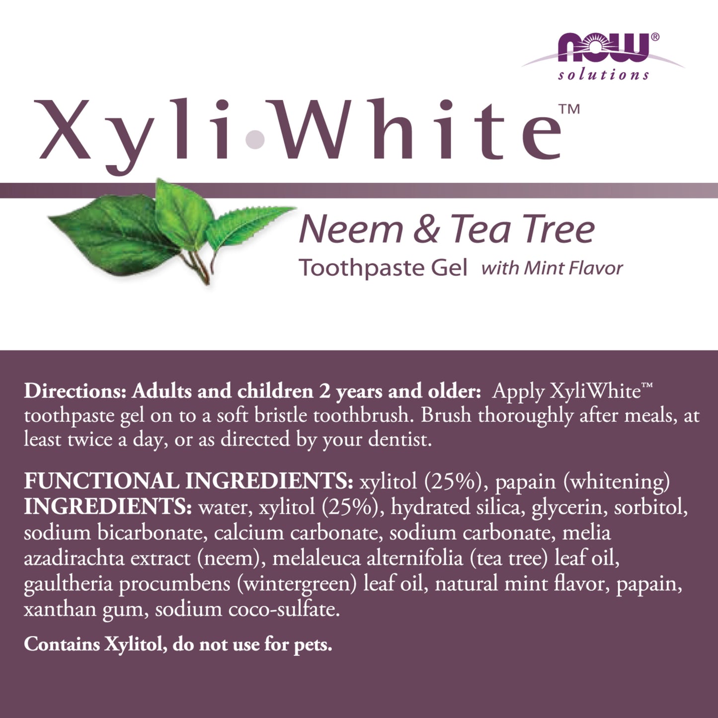 XyliWhite Neem &amp; Tea Tree hammastahna (181 g)